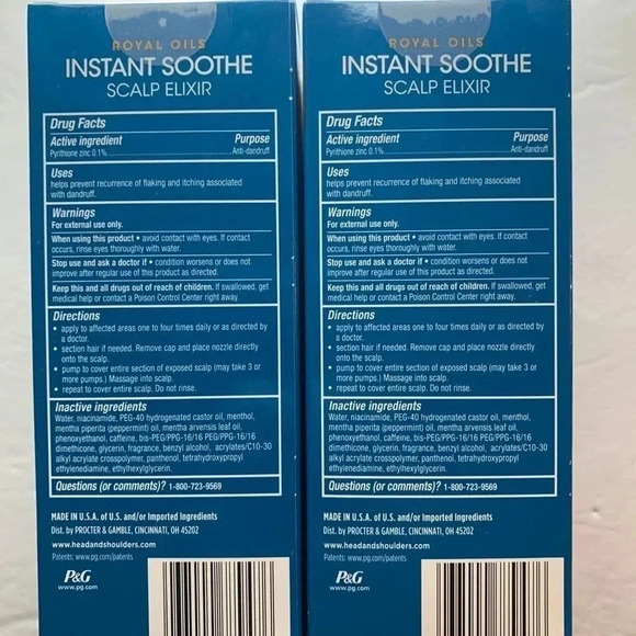 Head & Shoulders Oil Scalp Elixir Instant Soothe (2)-4.2 oz New - Picture 4 of 12